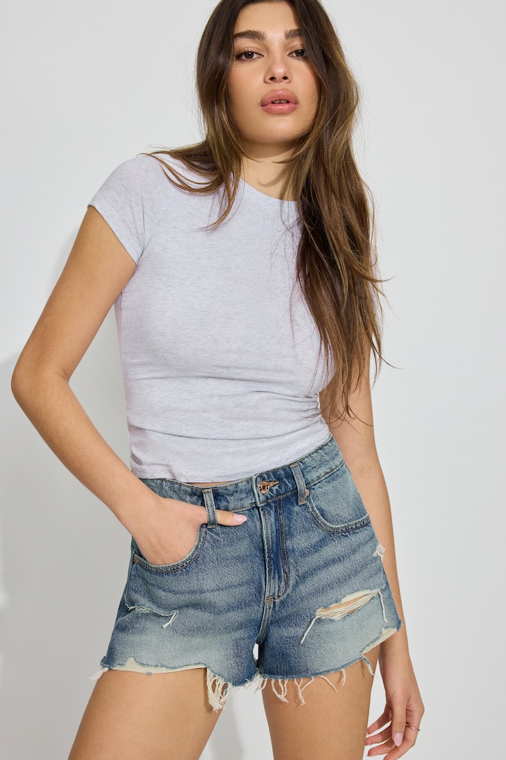 Denim Festival Shorts Blue - Image 2
