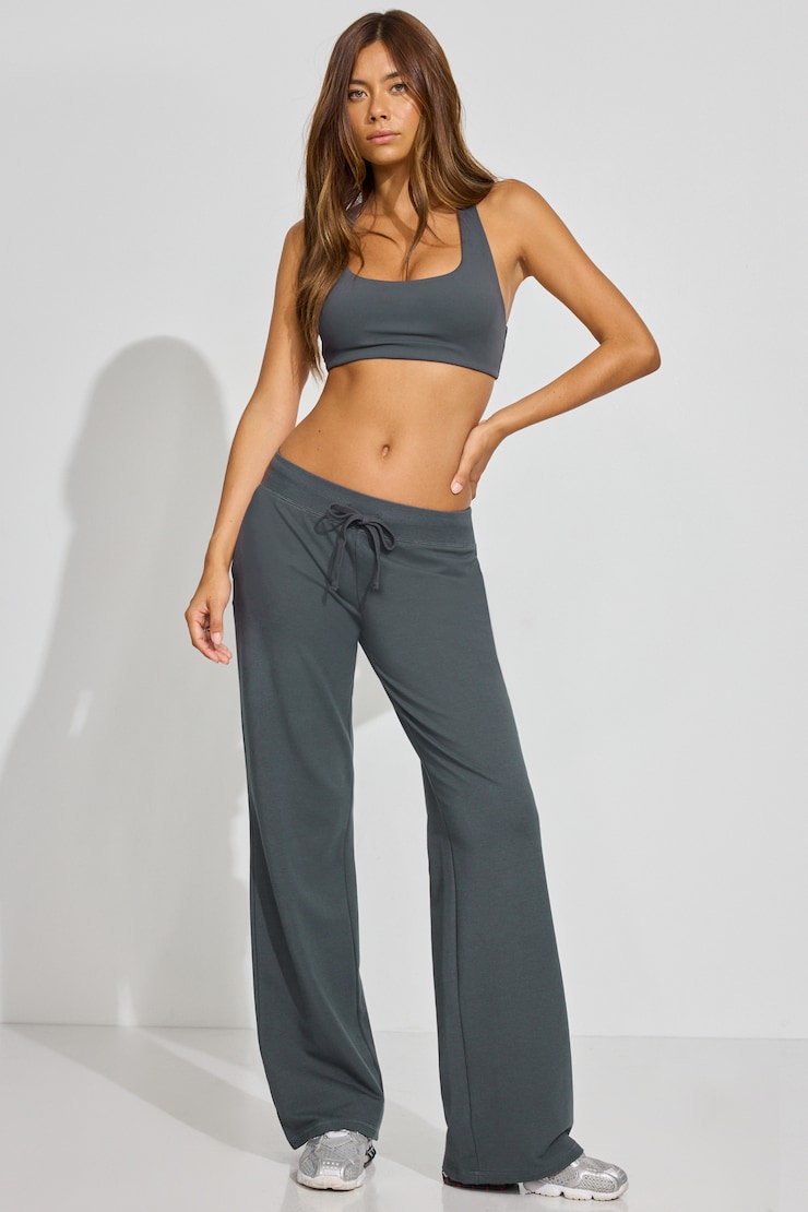 Snatch Booty Terry Pants Gray