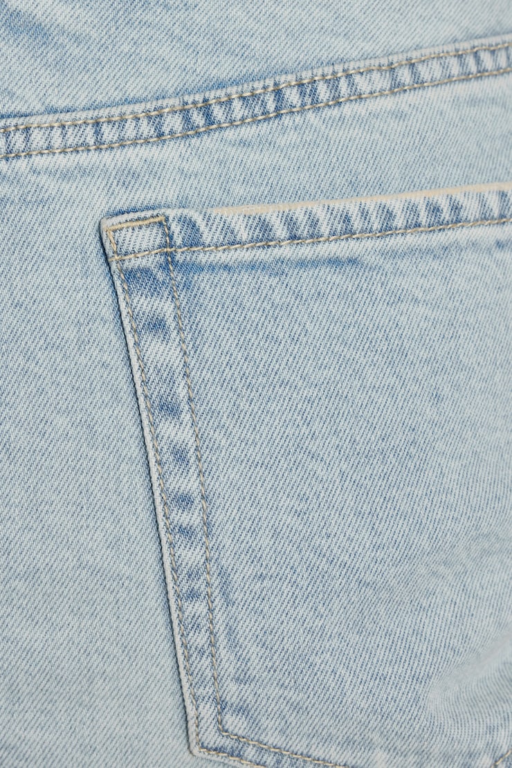 Denim Micro Skort Blue - Image 6
