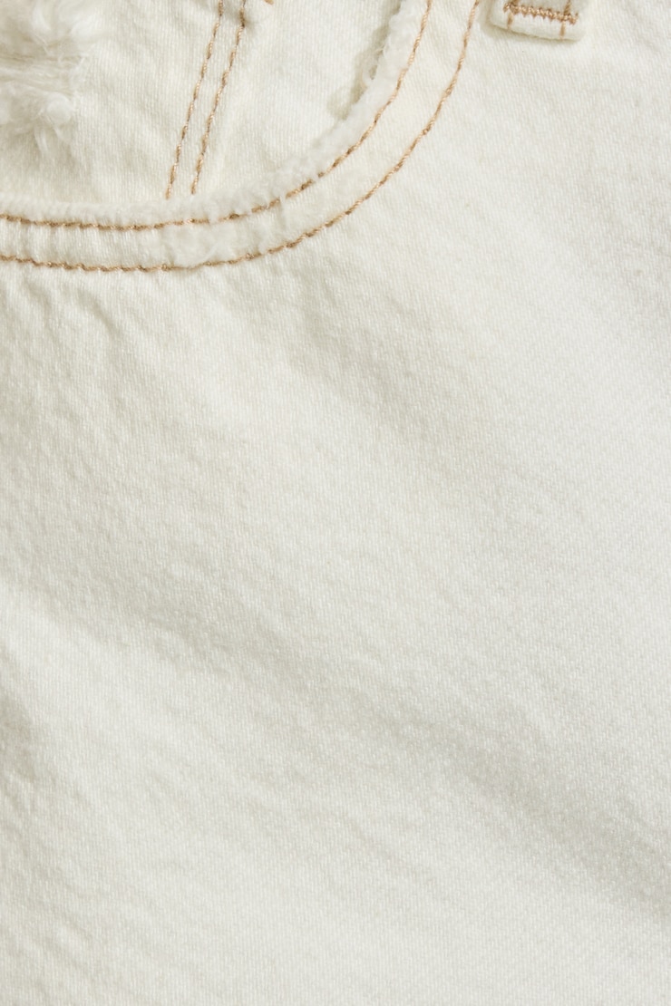Denim Festival Shorts White - Image 4