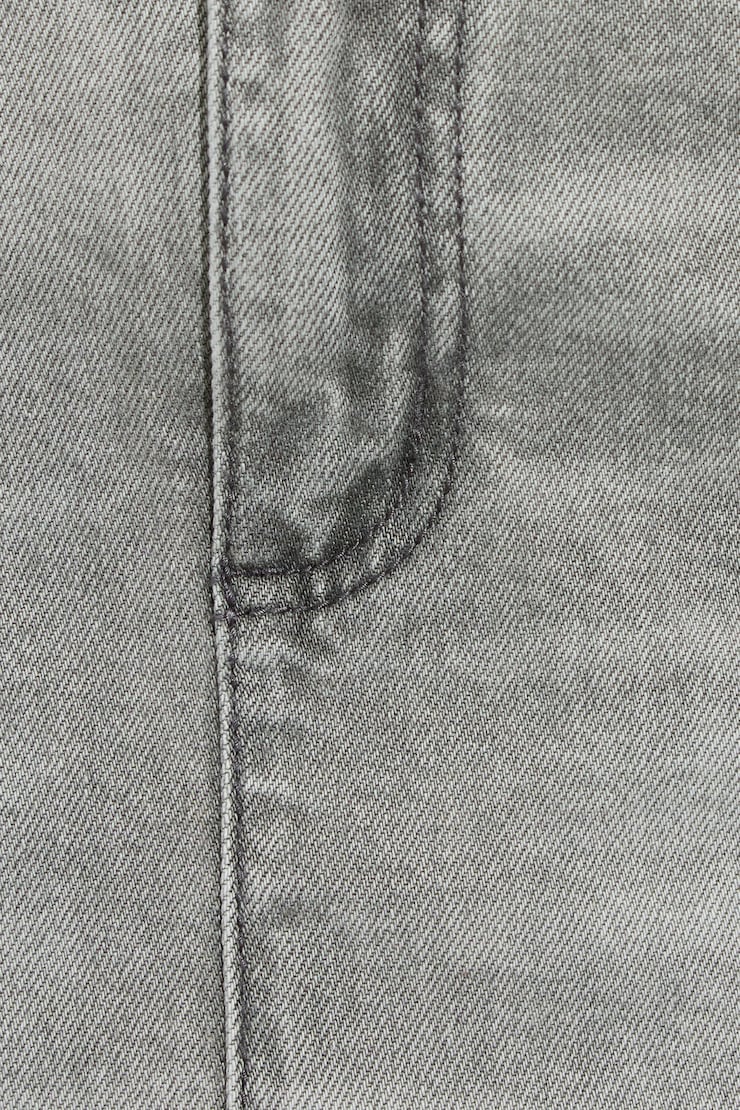 Denim Micro Skort Black - Image 6