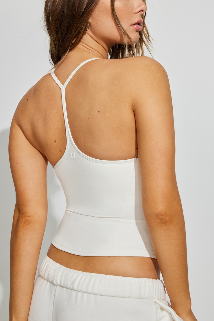 SoftActive Y-Back Tank Top White - Image 3